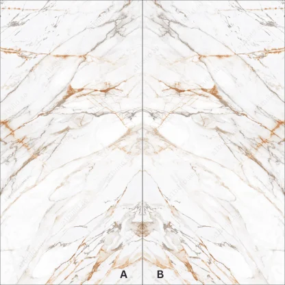 Imperial Gold High Gloss Book Match Porcelain Slabs | 120x240cm - Image 4