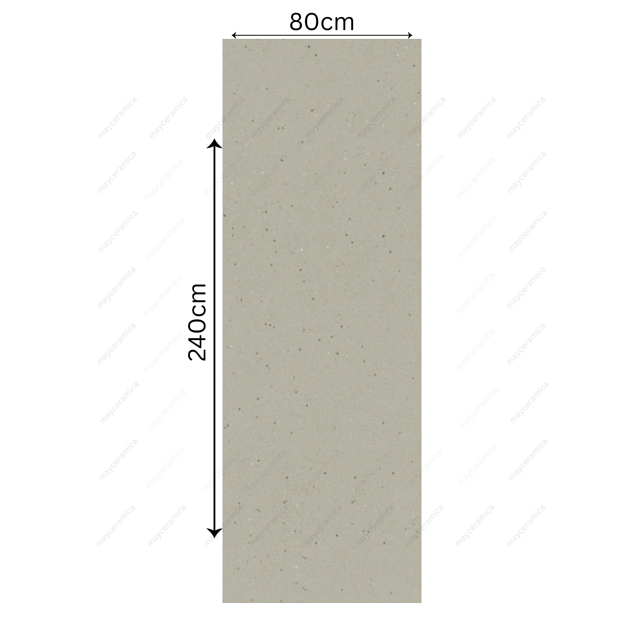 Atom Grigio 80x240cm Matt Porcelain Tiles